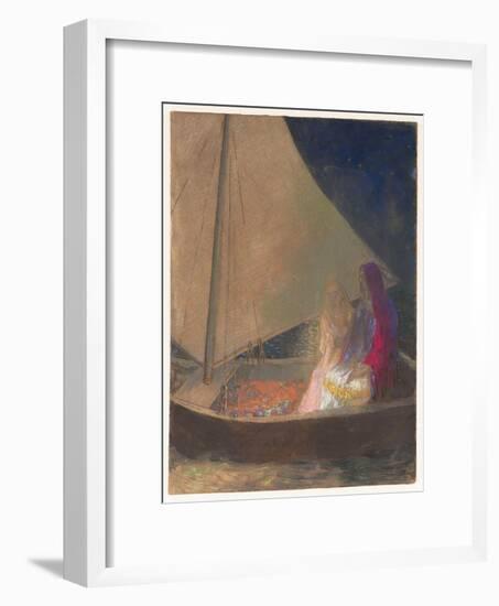 La Barque, 1902-Odilon Redon-Framed Giclee Print