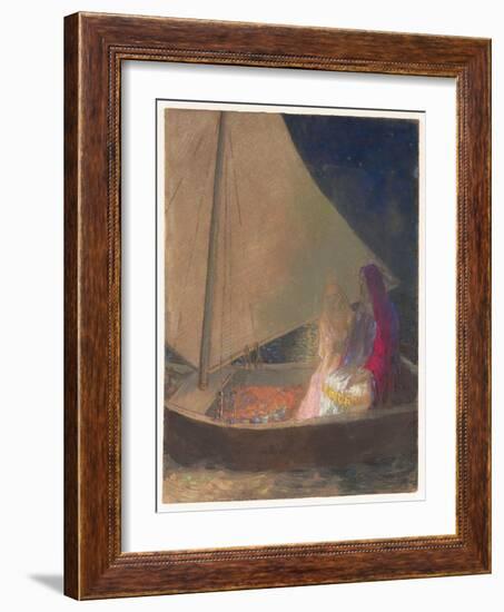 La Barque, 1902-Odilon Redon-Framed Giclee Print