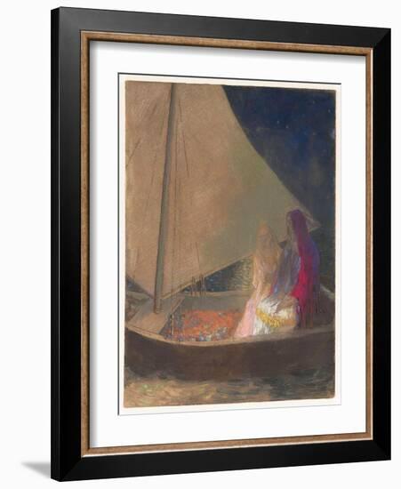 La Barque, 1902-Odilon Redon-Framed Giclee Print