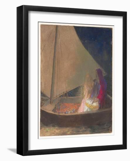 La Barque, 1902-Odilon Redon-Framed Giclee Print