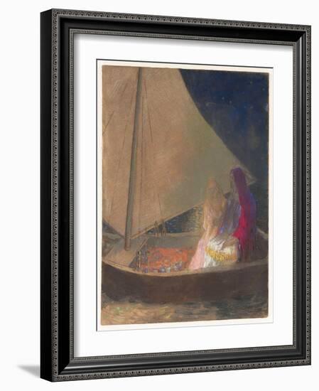 La Barque, 1902-Odilon Redon-Framed Giclee Print