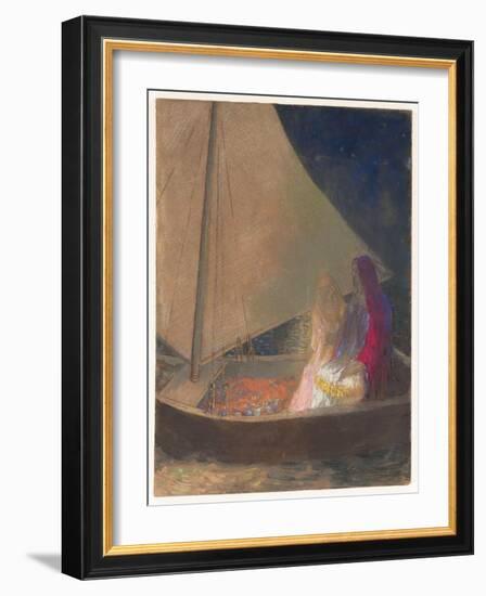 La Barque, 1902-Odilon Redon-Framed Giclee Print