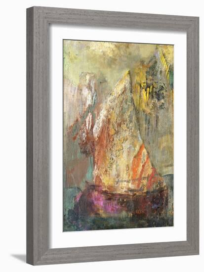 La Barque-Odilon Redon-Framed Giclee Print