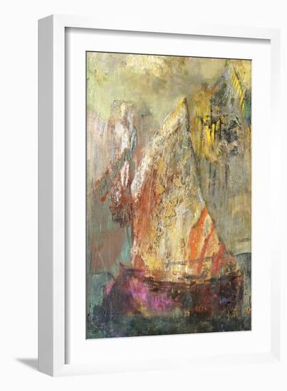 La Barque-Odilon Redon-Framed Giclee Print