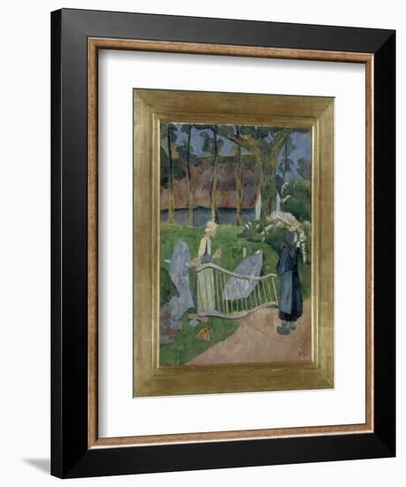 La barrière fleurie, Le Pouldu-Paul Serusier-Framed Giclee Print