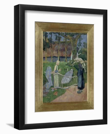 La barrière fleurie, Le Pouldu-Paul Serusier-Framed Giclee Print