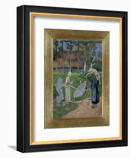 La barrière fleurie, Le Pouldu-Paul Serusier-Framed Giclee Print