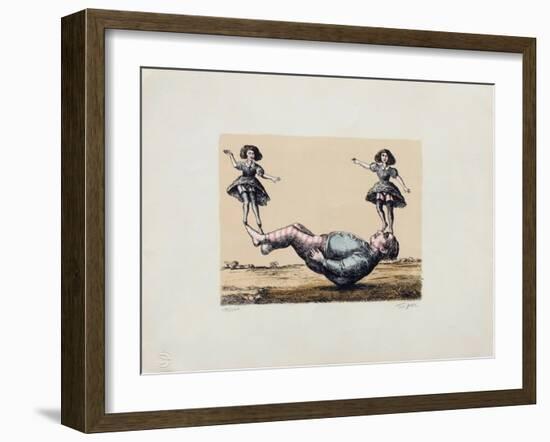 La bascule-Roland Topor-Framed Limited Edition