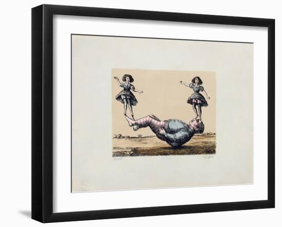 La bascule-Roland Topor-Framed Limited Edition