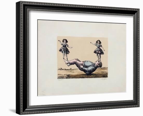 La bascule-Roland Topor-Framed Limited Edition