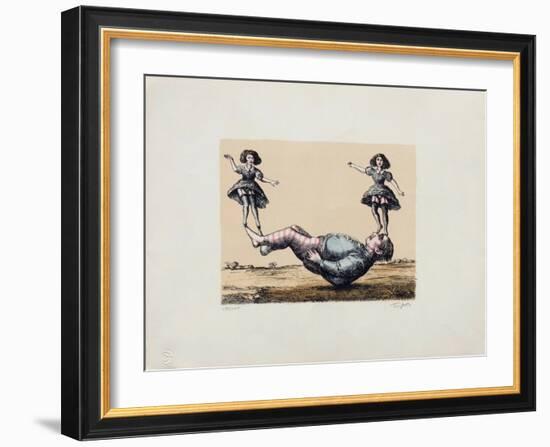 La bascule-Roland Topor-Framed Limited Edition