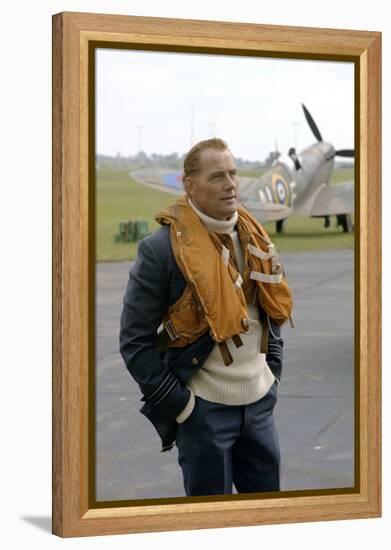 La bataille d'Angleterre ( Battle of Britain ) by GuyHamilton with Robert Shaw, 1969 (photo)-null-Framed Stretched Canvas