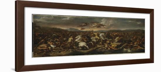 La bataille de Constantin-Raffaello Sanzio-Framed Giclee Print