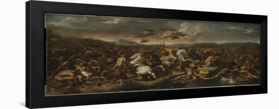 La bataille de Constantin-Raffaello Sanzio-Framed Giclee Print