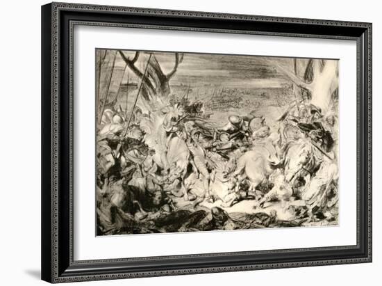 La Bataille De Dreux, 1913-Eugene Delacroix-Framed Giclee Print