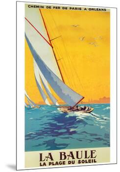 La Baule-Alo (Charles-Jean Hallo)-Mounted Art Print