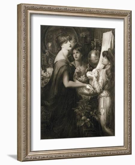 La Bella Mano, 1905 (Photogravure) (See 106994)-Dante Gabriel Rossetti-Framed Giclee Print