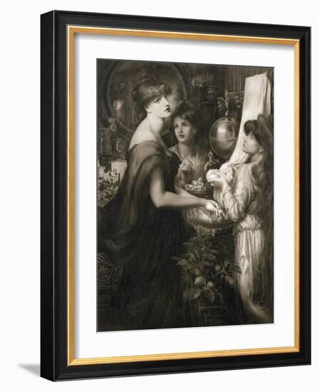 La Bella Mano, 1905 (Photogravure) (See 106994)-Dante Gabriel Rossetti-Framed Giclee Print