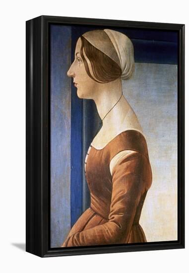 La Bella Simonetta, 1475-Sandro Botticelli-Framed Premier Image Canvas