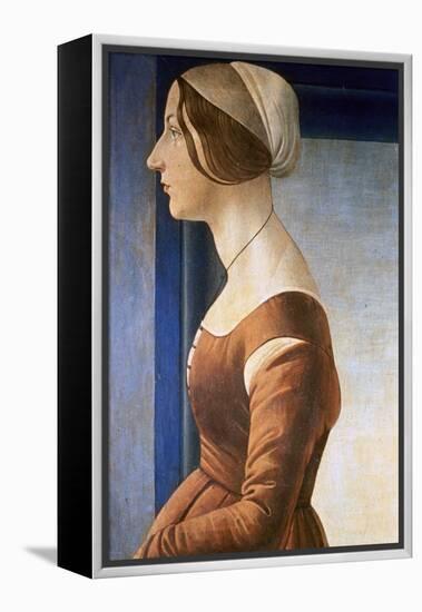 La Bella Simonetta, 1475-Sandro Botticelli-Framed Premier Image Canvas