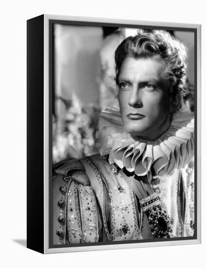 La Belle and la Bete by JeanCocteau with Jean Marais, 1946 (b/w photo)-null-Framed Stretched Canvas