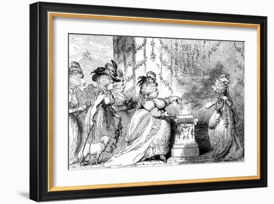 La Belle Assemblee, 1787-James Gillray-Framed Giclee Print