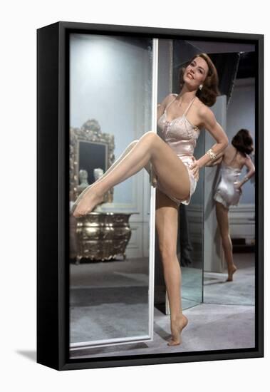 La Belle by Moscou SILK STOCKINGS by RoubenMamoulian with Cyd Charisse, 1957 (photo)-null-Framed Stretched Canvas