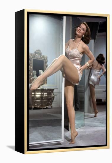 La Belle by Moscou SILK STOCKINGS by RoubenMamoulian with Cyd Charisse, 1957 (photo)-null-Framed Stretched Canvas