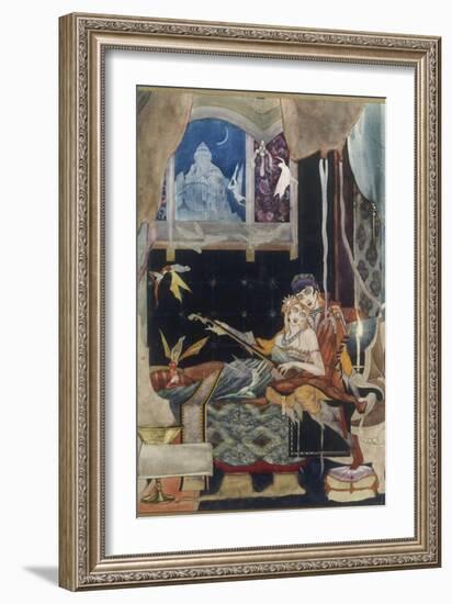 La belle Dame sans Merci, 1915-Harry Clarke-Framed Giclee Print