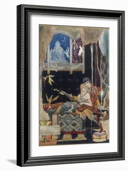 La belle Dame sans Merci, 1915-Harry Clarke-Framed Giclee Print