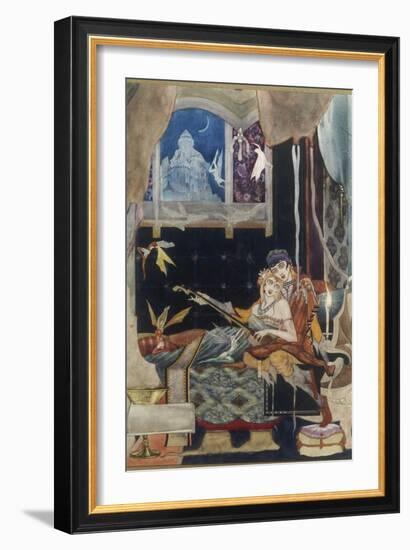 La belle Dame sans Merci, 1915-Harry Clarke-Framed Giclee Print