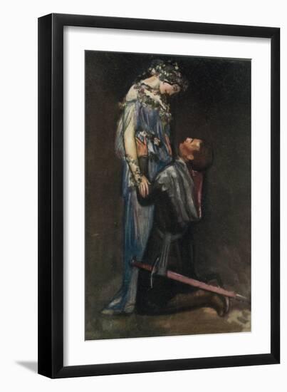 La Belle Dame Sans Merci by John Keats-Robert Anning Bell-Framed Giclee Print