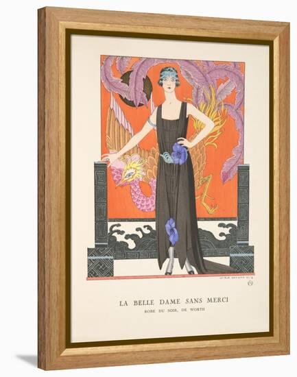 La Belle Dame sans Merci, from a Collection of Fashion Plates, 1921 (Pochoir Print)-Georges Barbier-Framed Premier Image Canvas