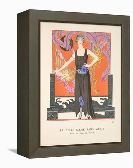 La Belle Dame sans Merci, from a Collection of Fashion Plates, 1921 (Pochoir Print)-Georges Barbier-Framed Premier Image Canvas