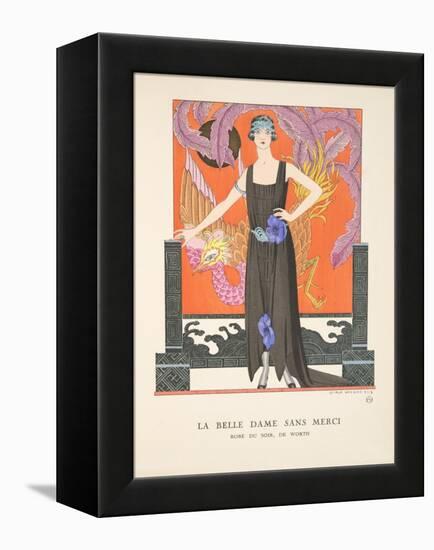 La Belle Dame sans Merci, from a Collection of Fashion Plates, 1921 (Pochoir Print)-Georges Barbier-Framed Premier Image Canvas