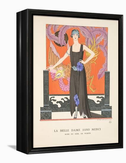 La Belle Dame sans Merci, from a Collection of Fashion Plates, 1921 (Pochoir Print)-Georges Barbier-Framed Premier Image Canvas