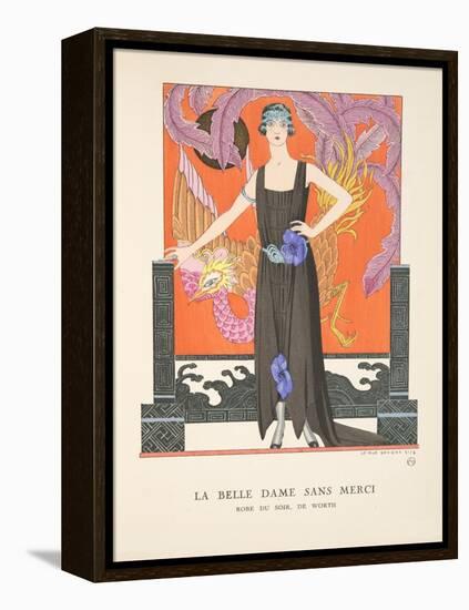 La Belle Dame sans Merci, from a Collection of Fashion Plates, 1921 (Pochoir Print)-Georges Barbier-Framed Premier Image Canvas