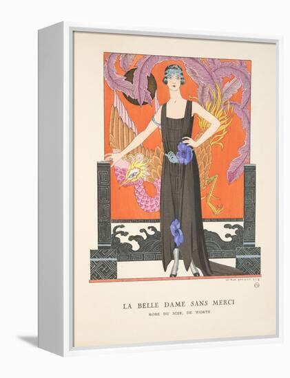 La Belle Dame sans Merci, from a Collection of Fashion Plates, 1921 (Pochoir Print)-Georges Barbier-Framed Premier Image Canvas