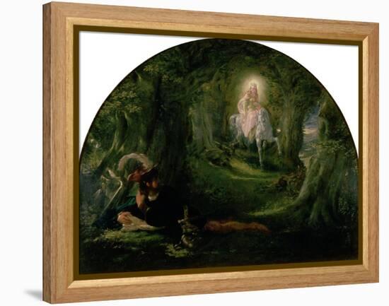 La Belle Dame Sans Merci (The Story of Thomas Rhymer)-Sir Joseph Noel Paton-Framed Premier Image Canvas