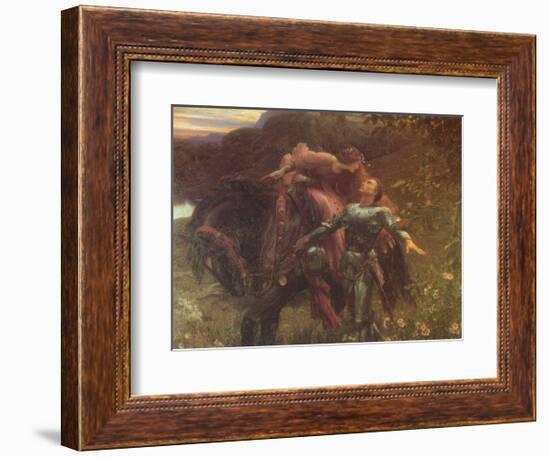 La Belle Dame Sans Merci-Frank Bernard Dicksee-Framed Art Print