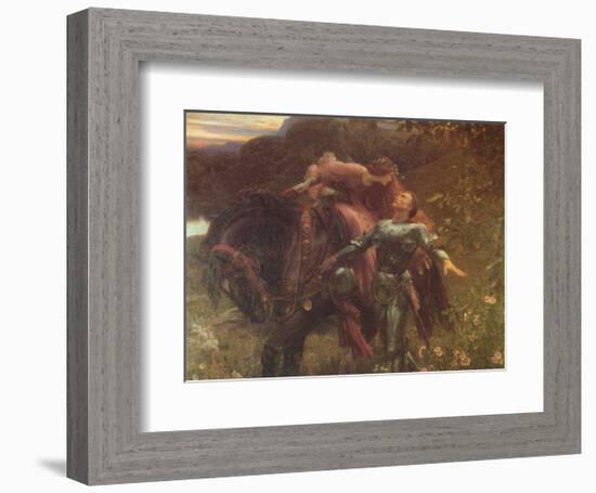 La Belle Dame Sans Merci-Frank Bernard Dicksee-Framed Art Print