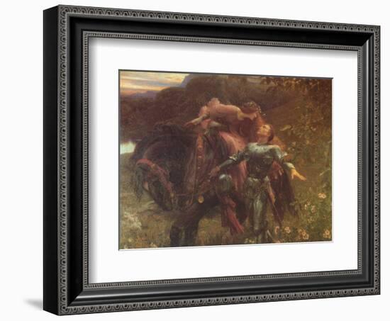 La Belle Dame Sans Merci-Frank Bernard Dicksee-Framed Art Print