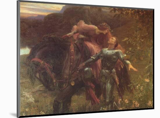 La Belle Dame Sans Merci-Frank Bernard Dicksee-Mounted Art Print