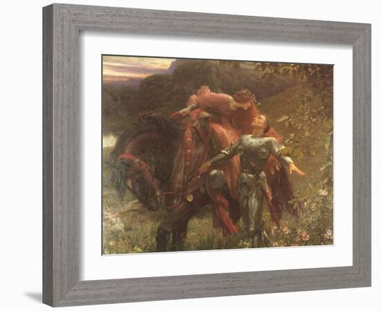 La Belle Dame Sans Merci-Frank Bernard Dicksee-Framed Giclee Print