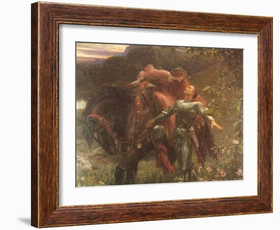 La Belle Dame Sans Merci-Frank Bernard Dicksee-Framed Giclee Print