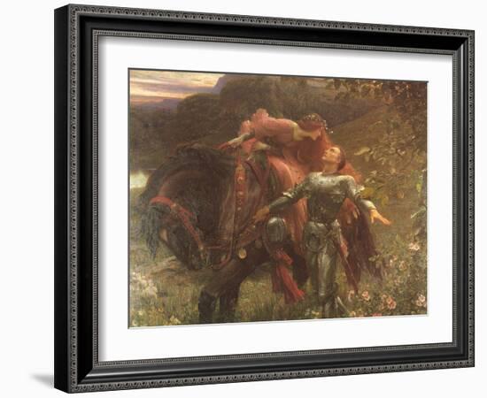 La Belle Dame Sans Merci-Frank Bernard Dicksee-Framed Giclee Print