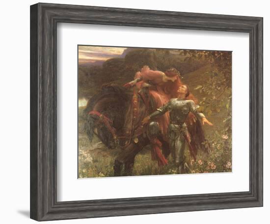 La Belle Dame Sans Merci-Frank Bernard Dicksee-Framed Giclee Print