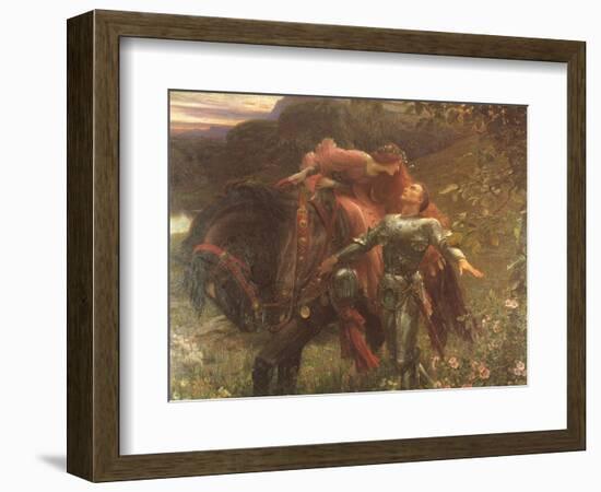 La Belle Dame Sans Merci-Frank Bernard Dicksee-Framed Giclee Print