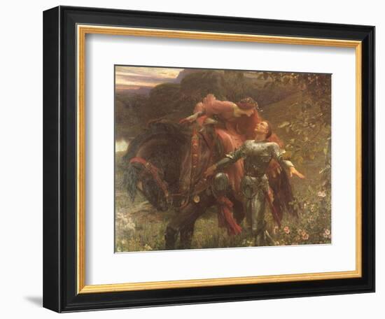 La Belle Dame Sans Merci-Frank Bernard Dicksee-Framed Giclee Print