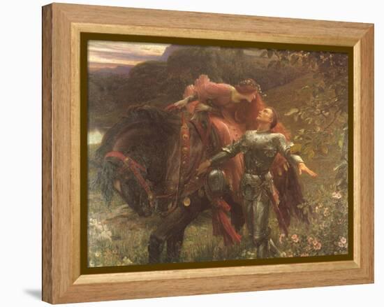 La Belle Dame Sans Merci-Frank Bernard Dicksee-Framed Premier Image Canvas